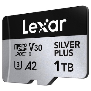 Card de memorie Lexar SILVER PLUS microSDXC UHS-I 1TB, 205MB/s, 150MB/s, 4K