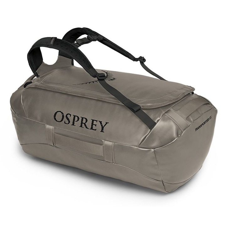 Чанта за пътуване Osprey Transporter 65, цвят бетонен кафяв, 68x41x30см, 65л