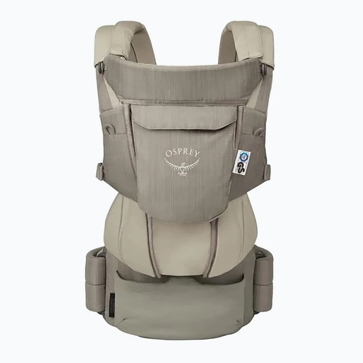 Marsupiu Osprey Poco Soft Child Carrier LT, bej, 15kg, 653g, reciclabil
