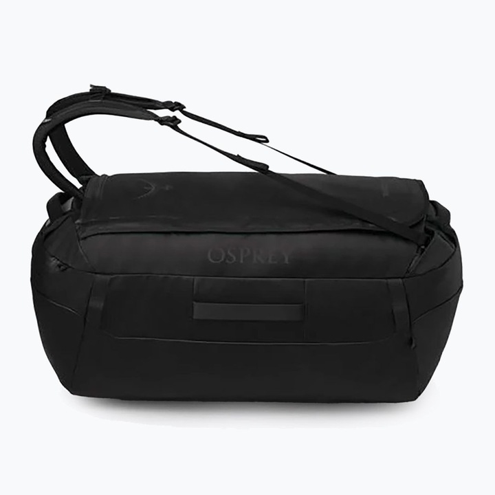 Пътна чанта Osprey Transporter Duffel 95L, черна, 67x43x40см, рециклиран материал