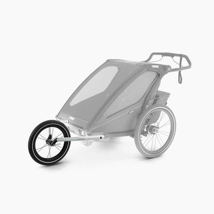 16 colos kerék gyorszáras mechanizmussal kerékpár utánfutóhoz, Thule Chariot Kit 2 alumínium fekete