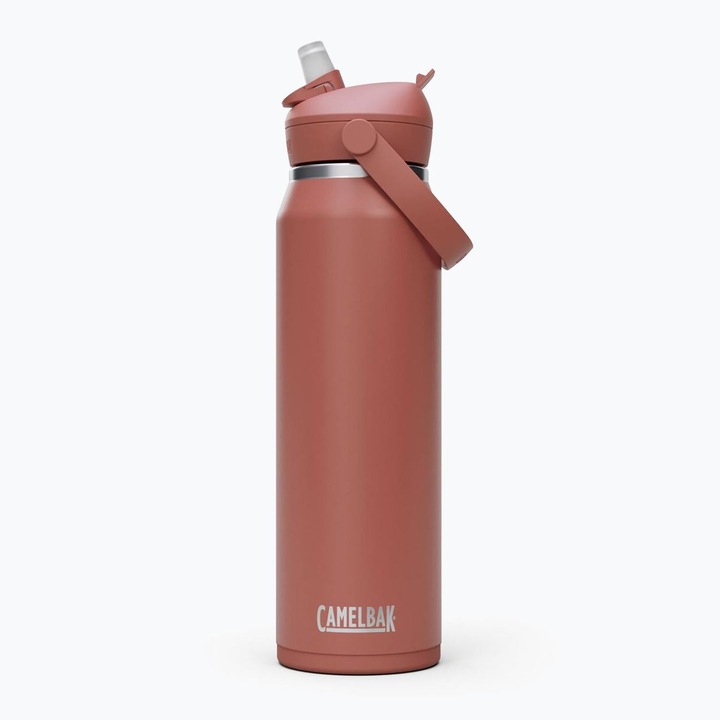 CamelBak Thrive Flip szívószálas hőszigetelt utazókulacs, 950 ml, piros, rozsdamentes acél