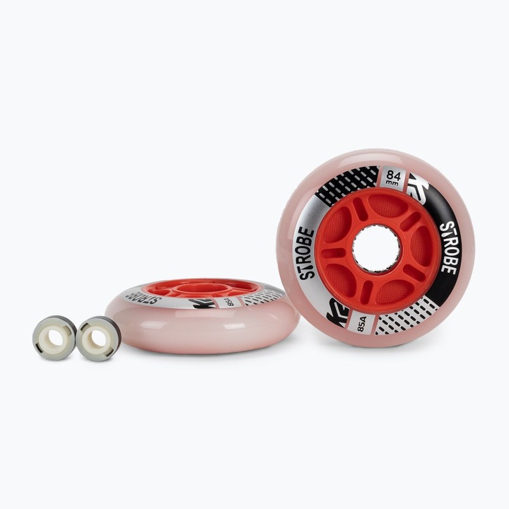 K2 Strobe 84mm görkorcsolya kerék, 2 darabos szett, fehér, 85A