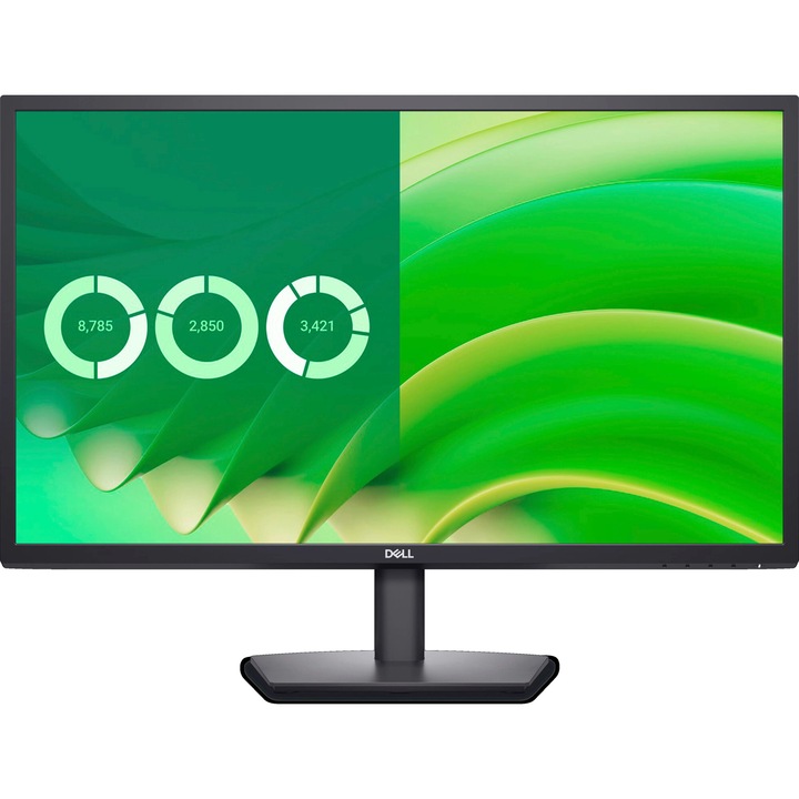 Dell E2725H 27 hüvelykes Full HD VA monitor, fekete, 623x459x188mm