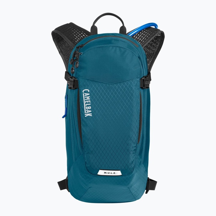 Rucsac pentru bicicleta CamelBak M.U.L.E. 12L, 3 compartimente, albastru, 47x21x6,3cm