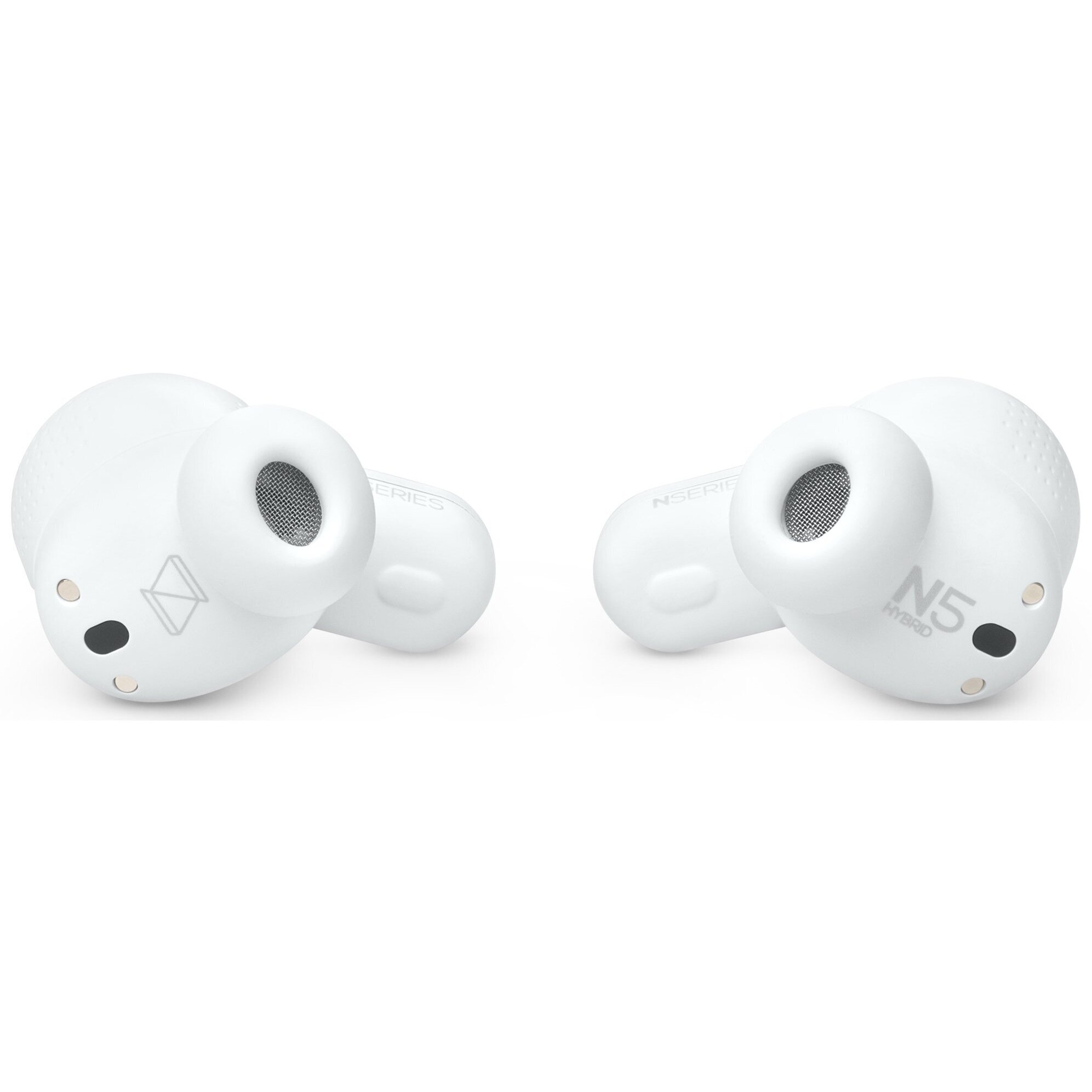 Casti wireless AKG N5 Hybrid ANC, 6 microfoane, alb - eMAG.ro