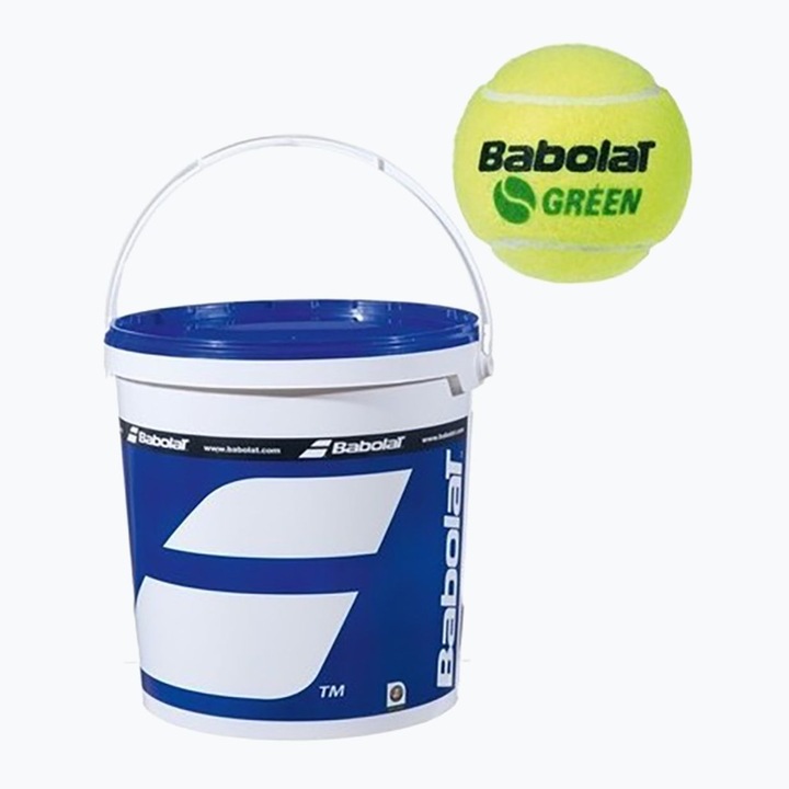 Babolat zöld-sárga teniszlabda szett, 72 darabos