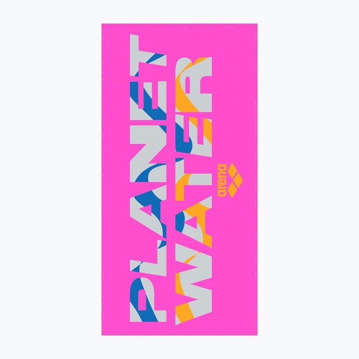 Кърпа Arena, Щампа, розова, 160x80 см, органичен материал