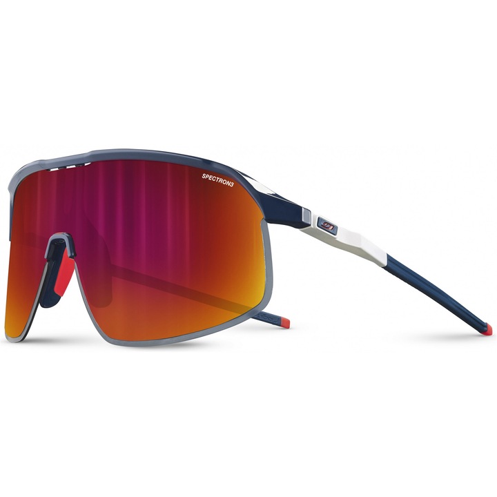 Велосипедни очила JULBO Density, бели/сини, червени лещи, Spectron 3CF