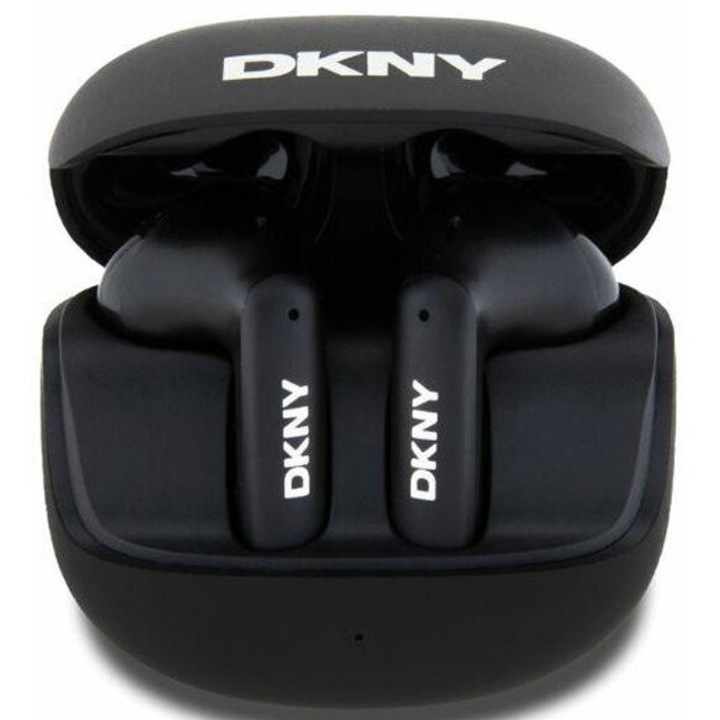 Безжични слушалки DKNY, Bluetooth 5.3, черни, за телефони