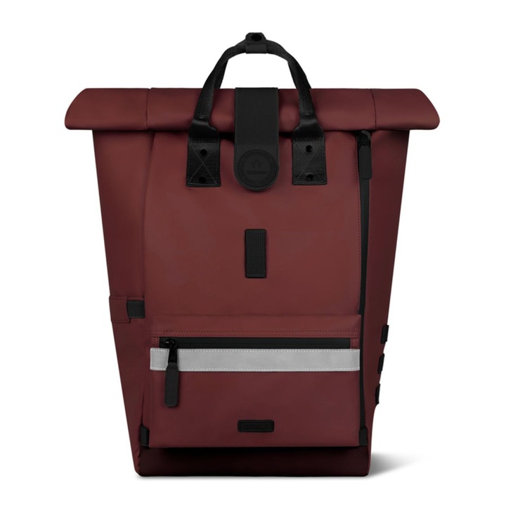 Rucsac Cabaia Explorer Perth, burgundy, 23/26L, 26x42x15cm, cu buzunar pentru laptop