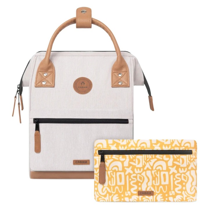 Rucsac Cabaia Adventurer S, 23x32x13cm, 12L, crem