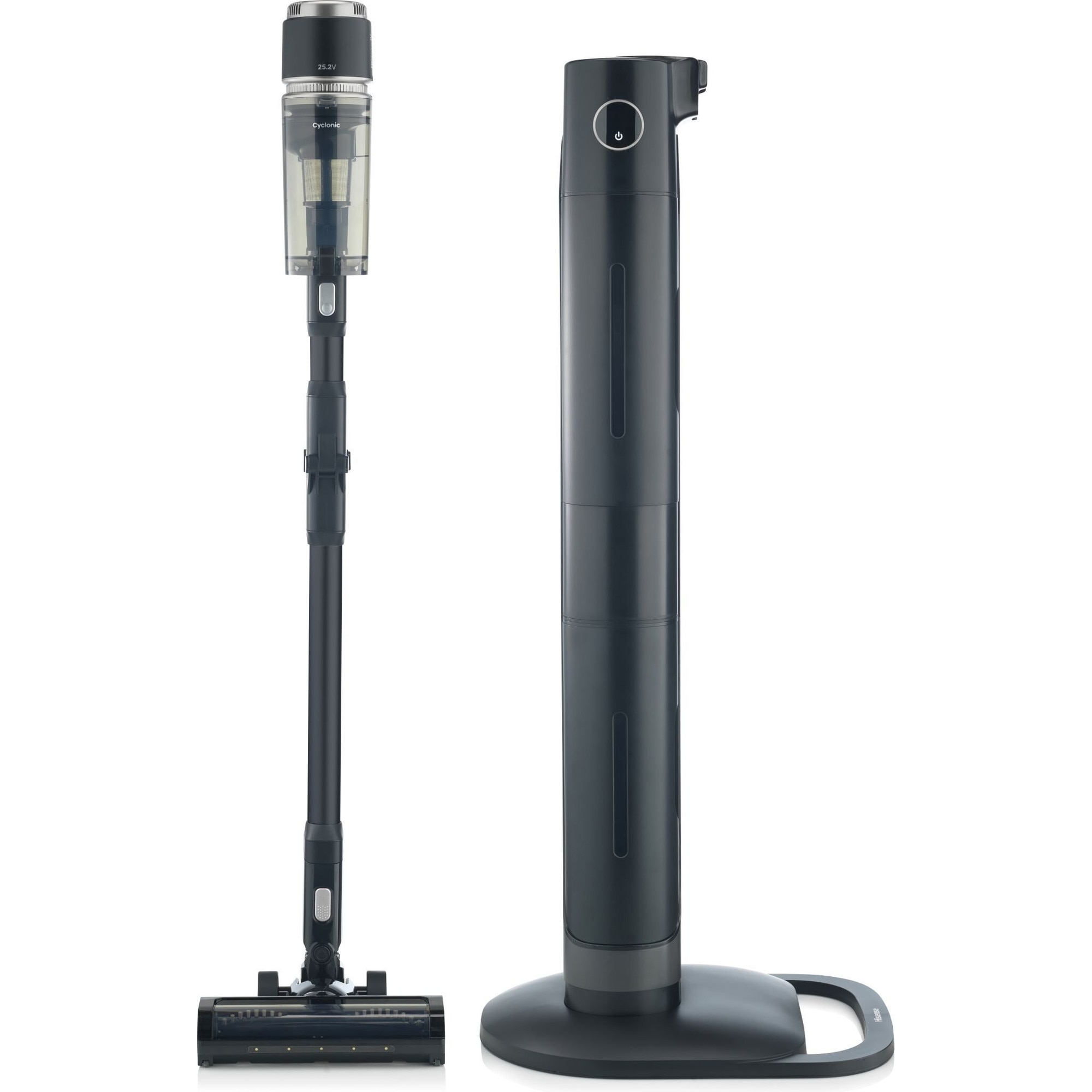 Aspirator Hisense HVC676451DA, fara fir, negru, 60 min, 0.5l