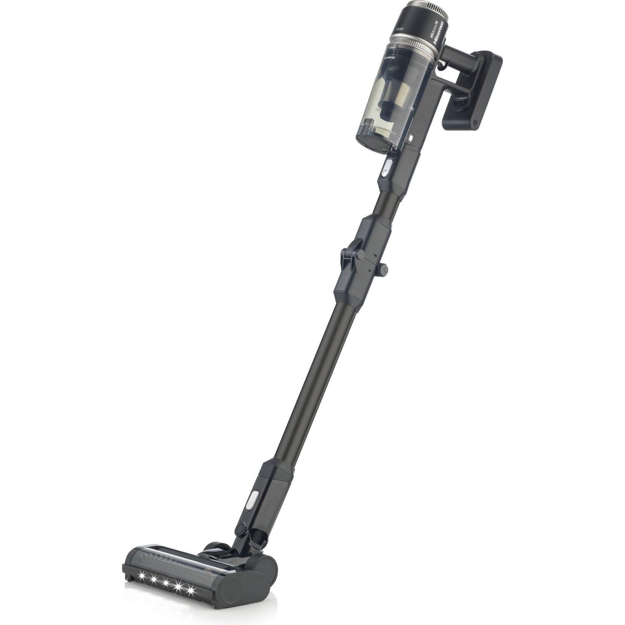 Aspirator Hisense HVC676451DA, fara fir, negru, 60 min, 0.5l