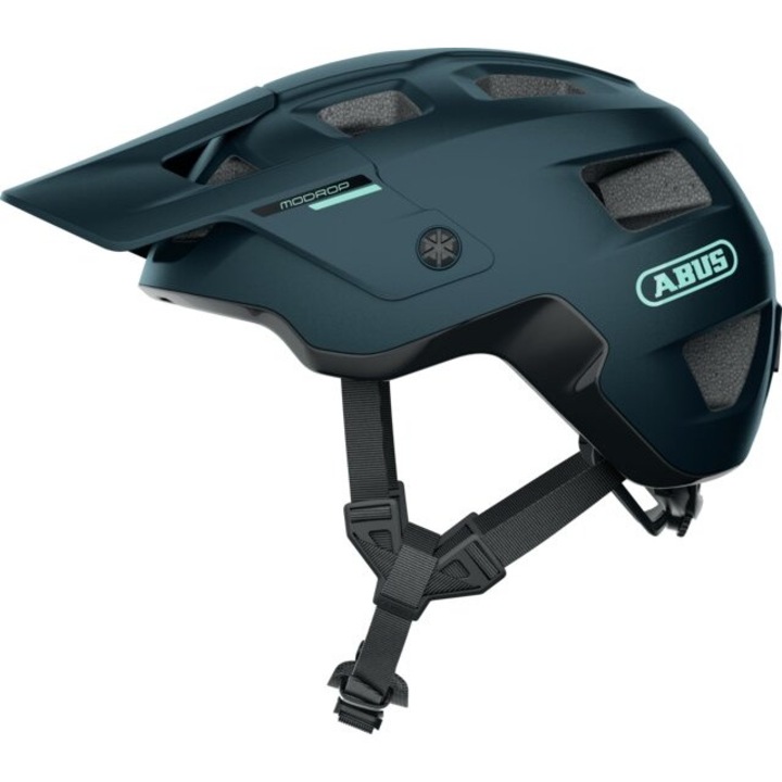 ABUS Modrop Midnight védősisak, 51-55 cm, kék, MTB kerékpárhoz