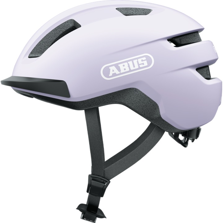 Casca de protectie Abus Purl-Y, protectie cap, sistem de ajustare Zoom Ace, culoare alba, dimensiune universala