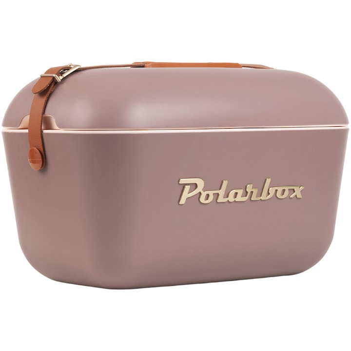 Lada frigorifica pasiva Polarbox Style Gold, 20 litri, Mauve