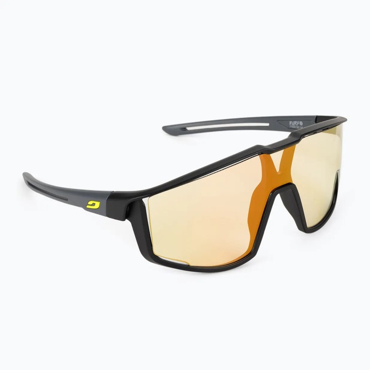Детски слънчеви очила Julbo Fury S, черно/сиви, 8-12 години, технология против замъгляване