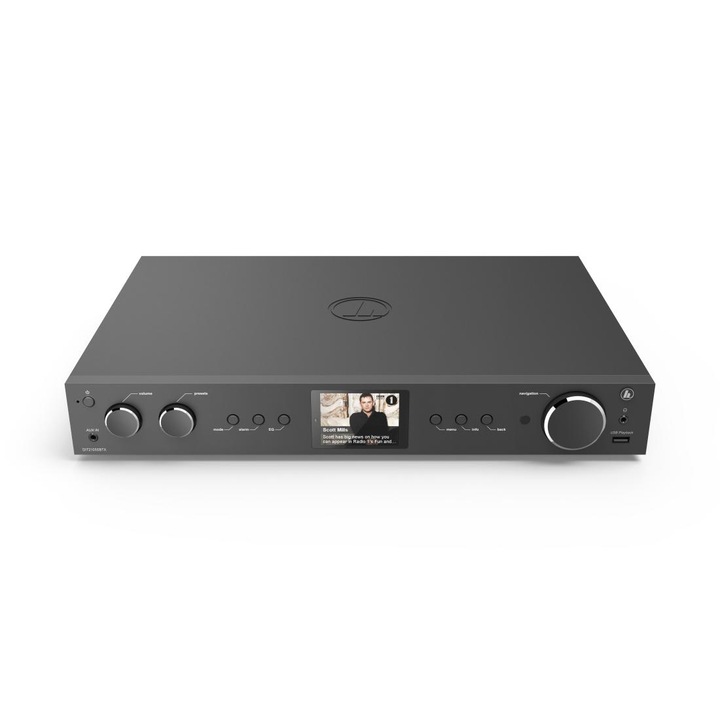 Hama rádió tuner DIT2105SBTX, DAB+/FM/internet, Wi-Fi, Bluetooth, fekete, 430x70x300mm