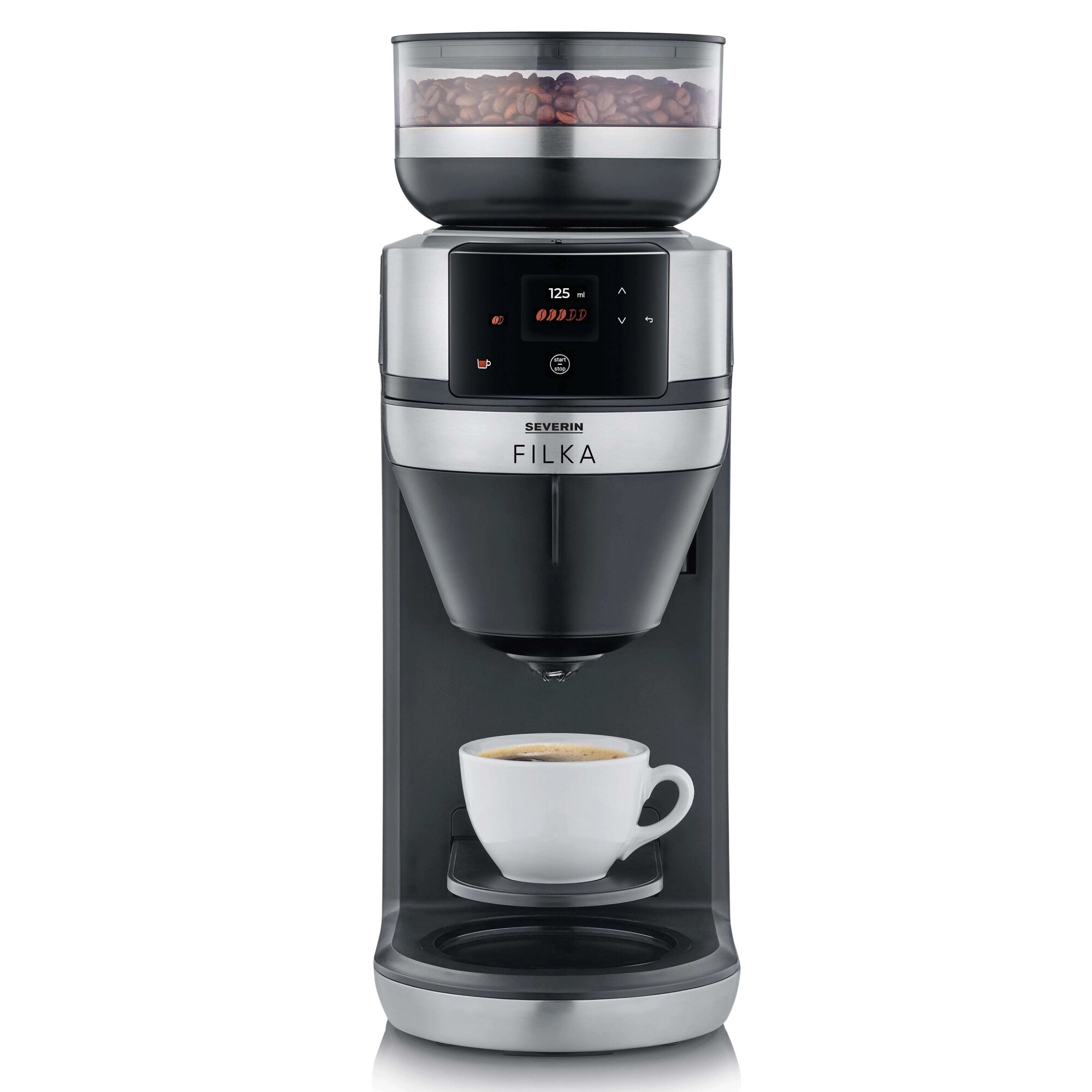 Cafetiere Severin, 1520W, termos, programare, negru