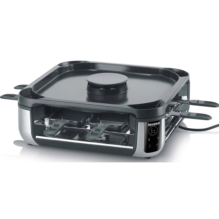Grill electric Severin, model RG 2379, 8 mini tigai, 1900 W, 961cm2