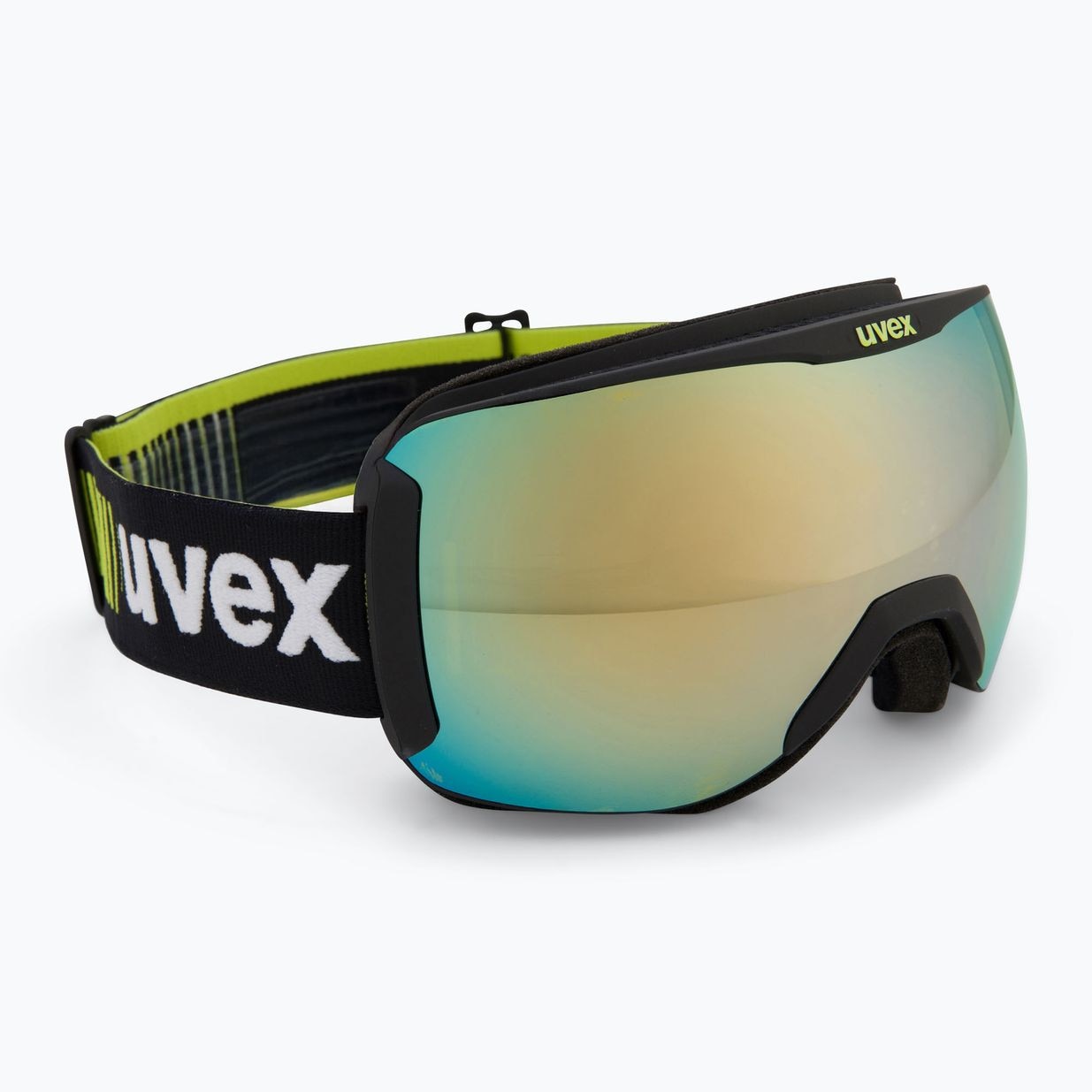 Ochelari de schi Uvex Downhill 2100 CV Race, negru, lentile mirror