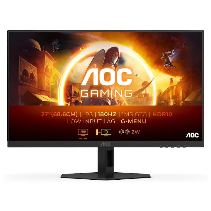 AOC ΠΌΠΎΠ½ΠΈΡΠΎΡ 27", Full HD, 180Hz, 0.5ms, ΡΠ΅ΡΠ΅Π½