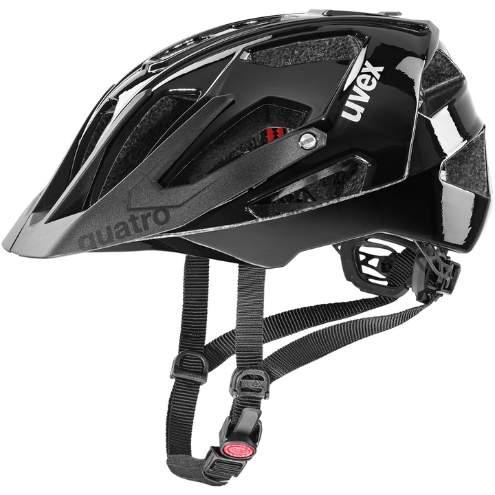 Kask rowerowy Uvex Quatro IAS czarny Culoare: Negru Dimensiune: L