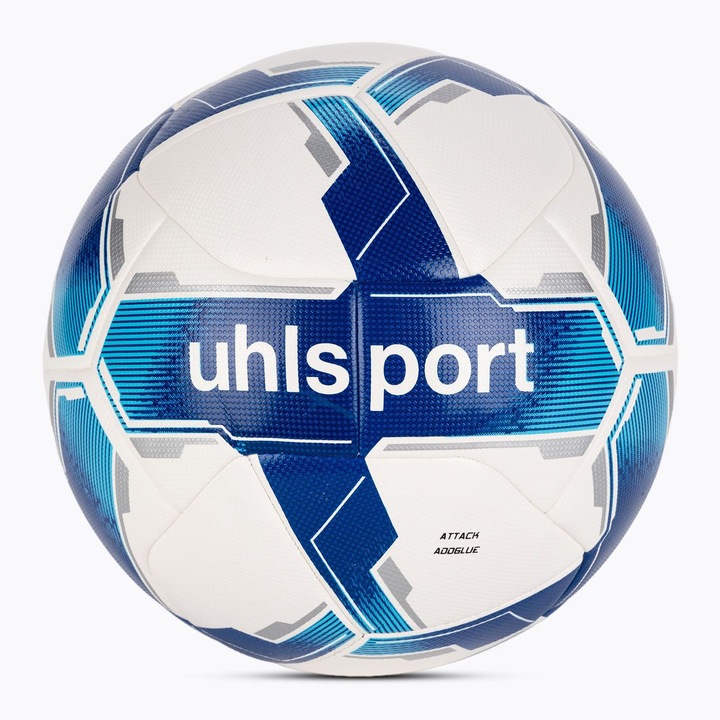 Футболна топка Uhlsport Attack Addglue, бяла, 24 панела, размер 4
