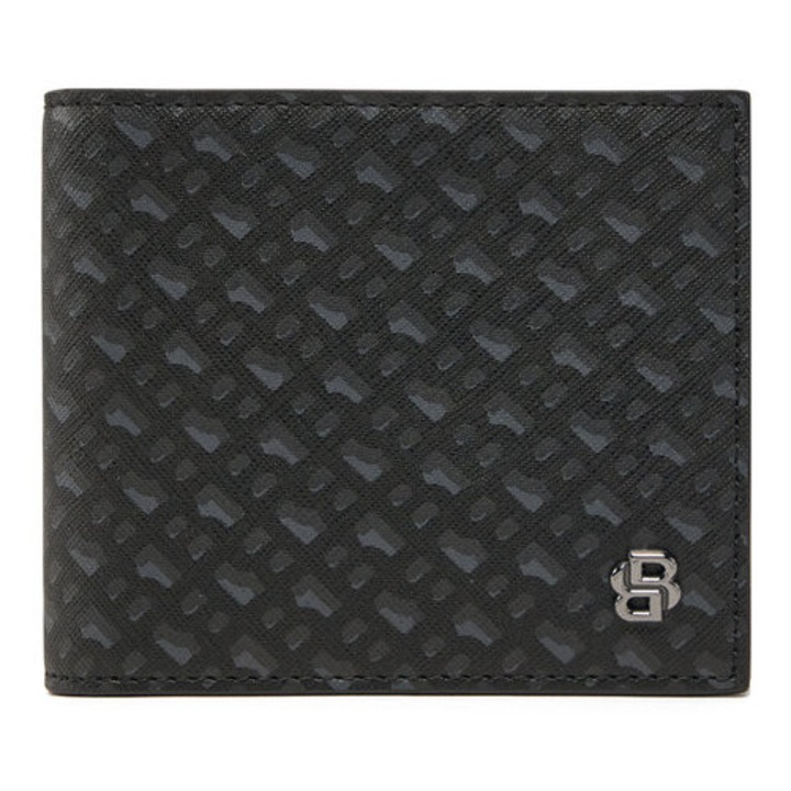 Portofel barbati, BOSS, model 50536776, negru, 13x10x2cm