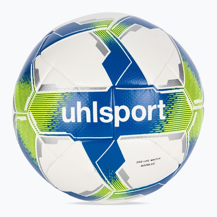 Minge fotbal Uhlsport 350 Lite Match Addglue, alb, 32 panouri, dimensiune 4