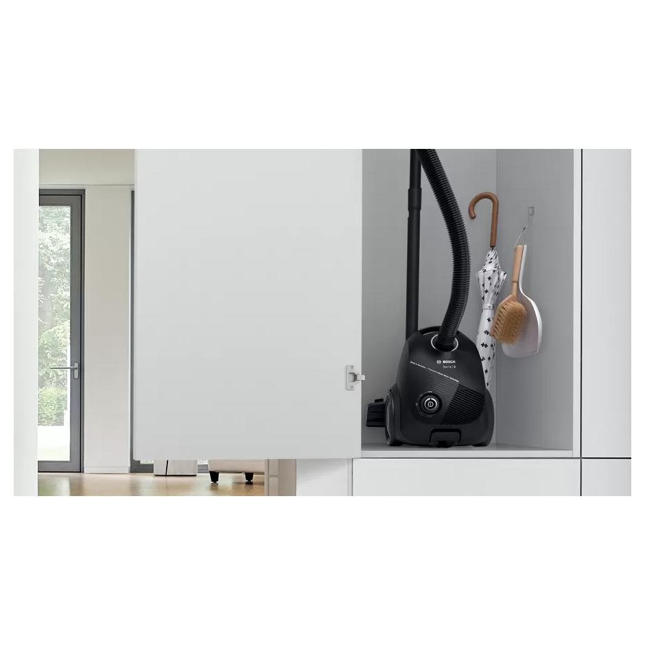 Aspirator Bosch BGLS2BA2, 600W, 5m cablu, negru, 3.5l capacitate