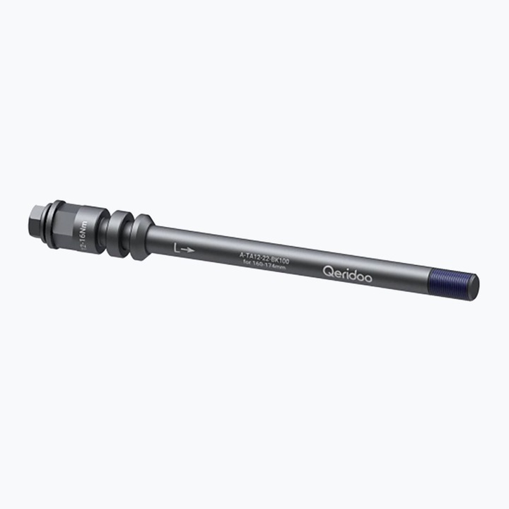 Adaptor remorca Qeridoo M12x1.0mm argintiu 160x174mm