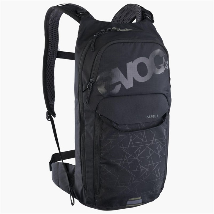 Rucsac EVOC Stage 6 + 2l, negru, 6L, 6x23x44cm