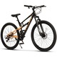 Bicicleta MTB-Full Suspension Velors Trail 2.7 V27271D 27 "5", Negru/Portocaliu