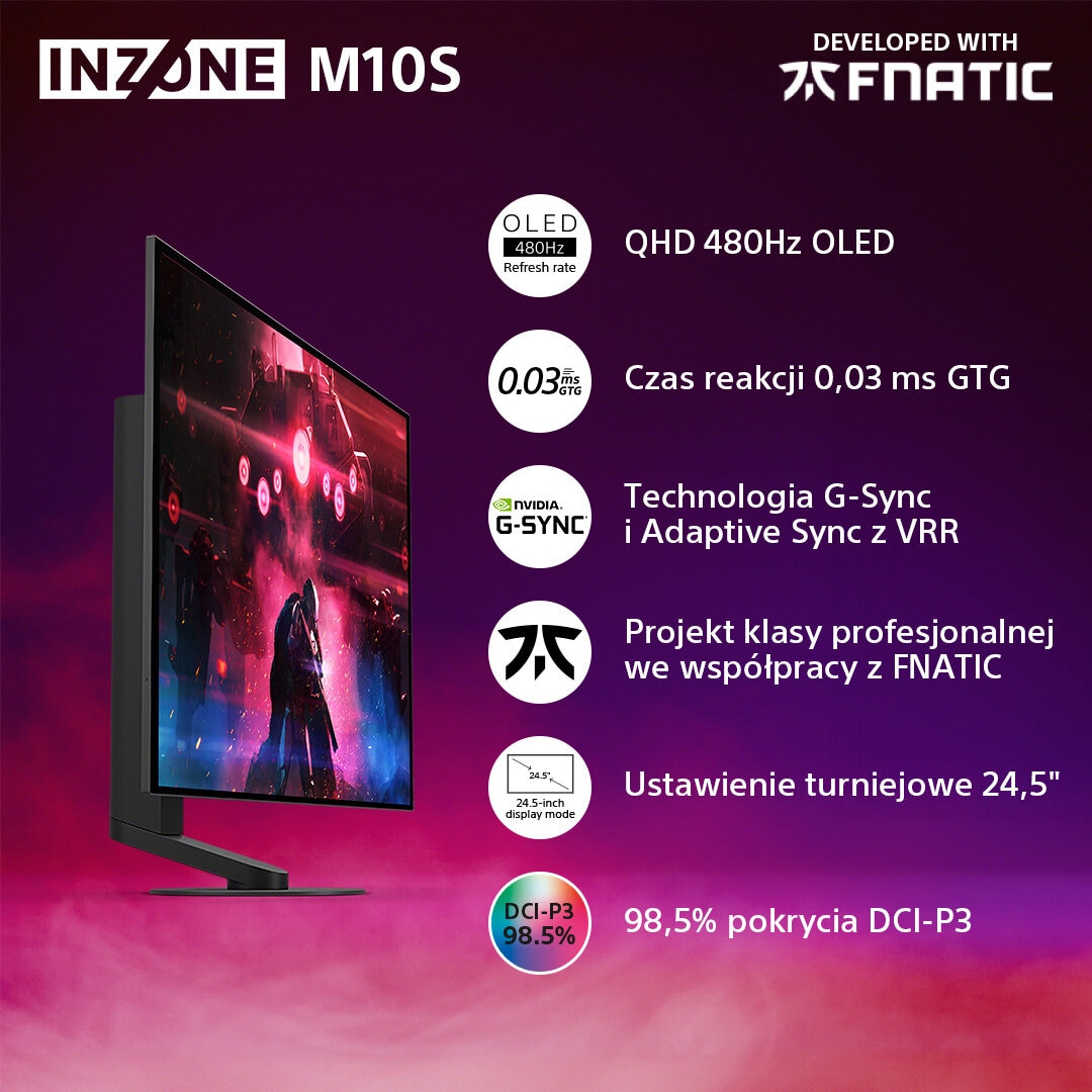 Monitor Sony Inzone M10S 26.5