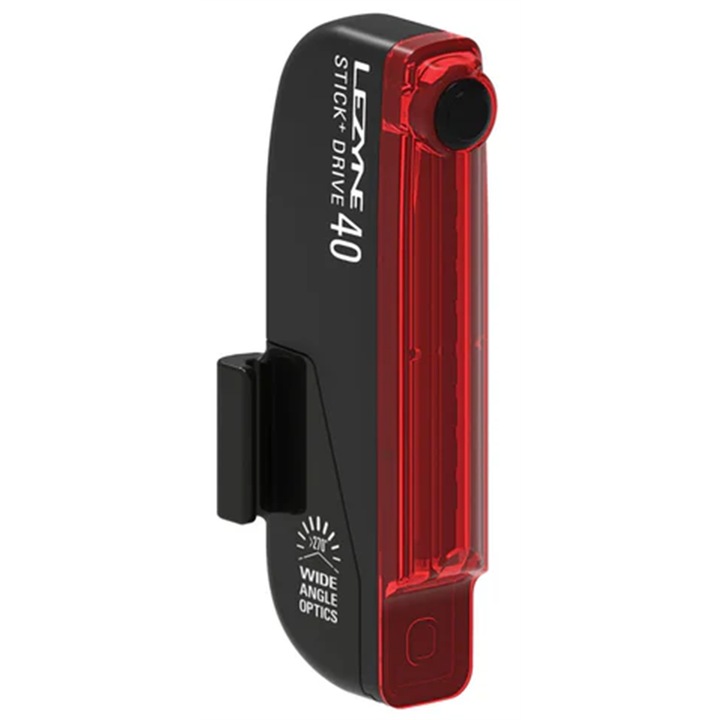 Задна светлина Lezyne Stick+ Drive, светлини за велосипеди