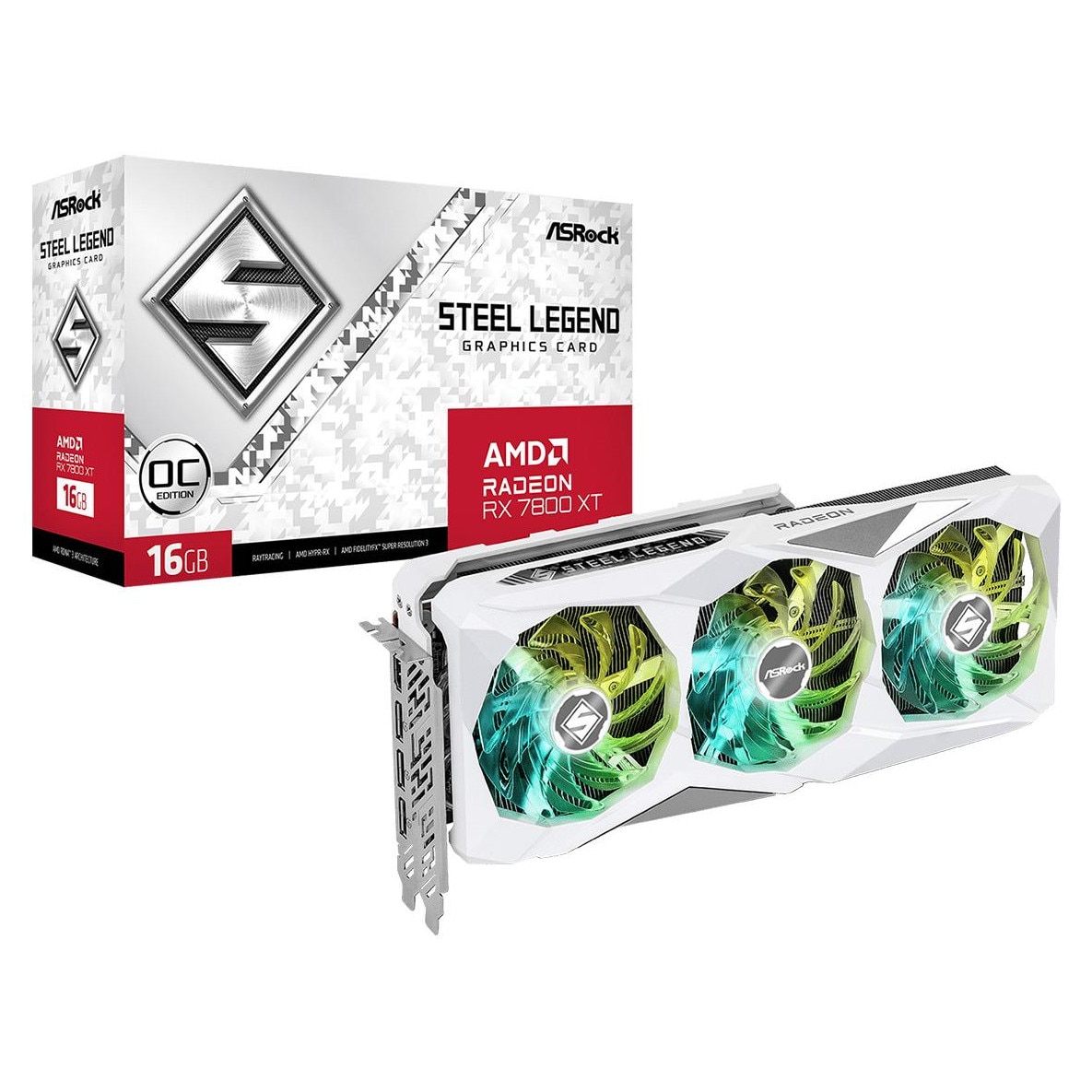 kai moliyASUS Radeon　RX7800 XT16GB OC Placa video Radeon RX 7800 XT Steel Legend, 16GB GDDR6, 256bit