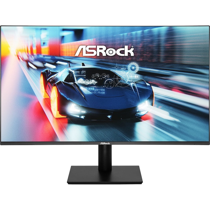 ASRock monitor, 24,5"-os IPS, 1920x1080 pixel, 120 Hz, fekete
