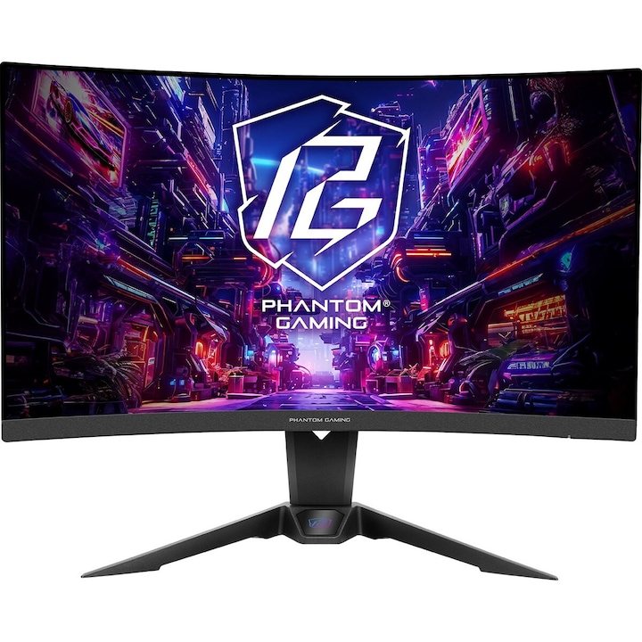 ASRock ívelt monitor, 27"-os 2560x1440px, 180Hz, Fekete
