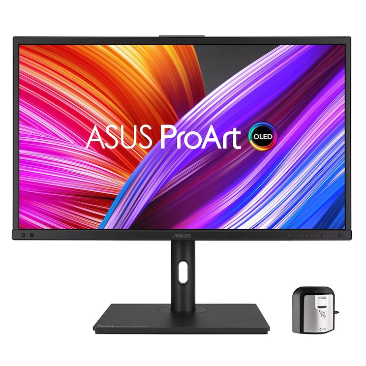 ASUS ProArt PA27DCE-K 27"-os 4K OLED monitor, 60Hz, 0,1ms, fekete, fali tartó