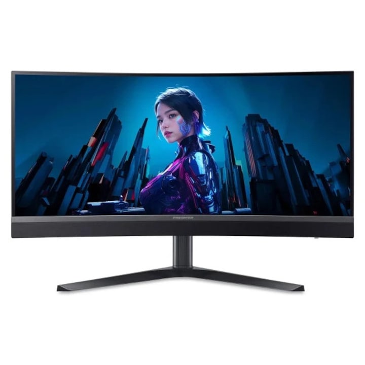 Acer Predator X34V3bmiiphuzx 34" UWQHD miniLED ívelt gamer monitor, 180Hz, 1ms