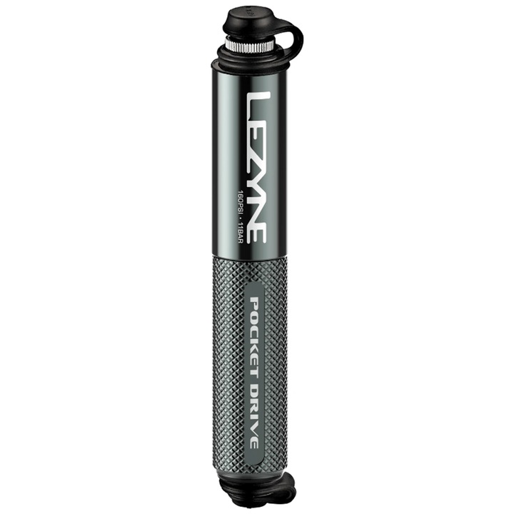 Велосипедна помпа Lezyne Pocket Drive, 79g, 160 psi, Presta/Schrader