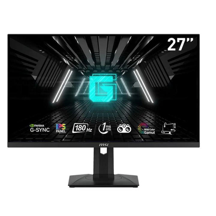 MSI G274PF 27" Full HD monitor, gyors IPS, 180Hz, 1ms, fekete