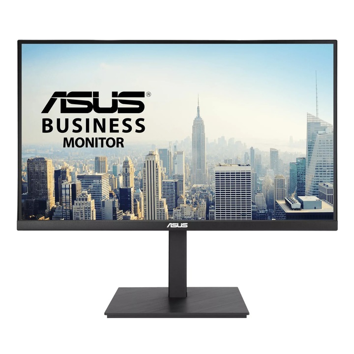Asus VA27UQSB monitor, 27", 4K, IPS, fekete, 614x518x226mm