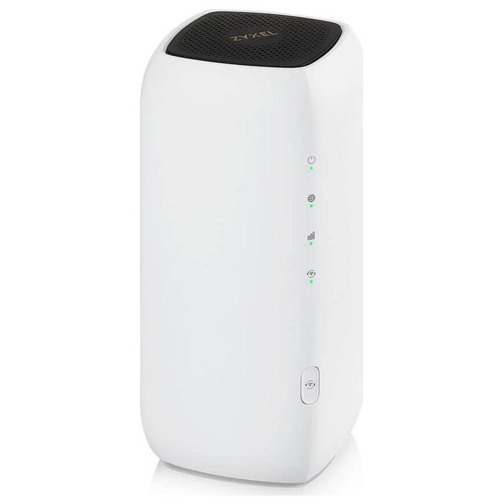 Zyxel FWA505 vezeték nélküli router, 5G NR, Wi-Fi 6, 2.4GHz/5GHz, 64 eszköz, készlet
