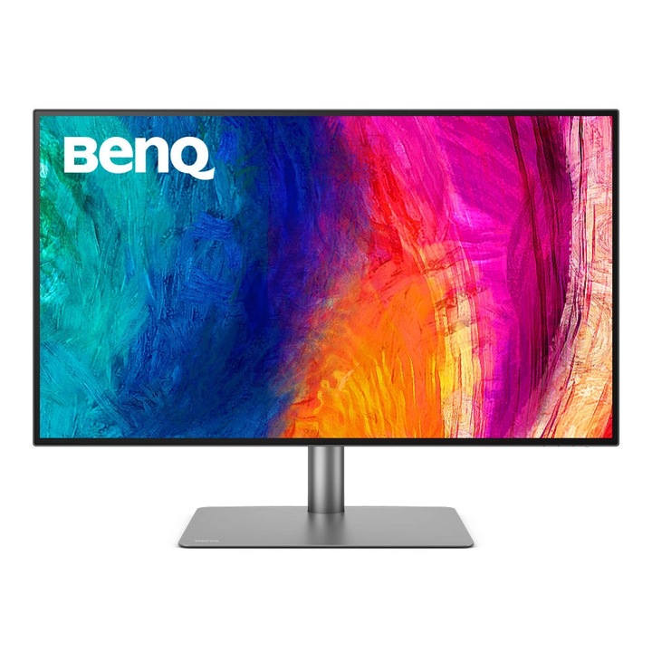 BenQ 32"-os 4K IPS monitor, 60Hz, 5ms, szürke, 714x628x273mm