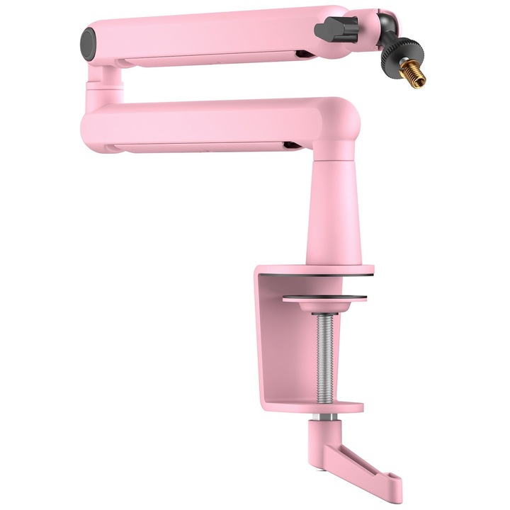 Trepied Fifine BM88, roz, 706mm, 1.5kg, sistem ascundere cabluri