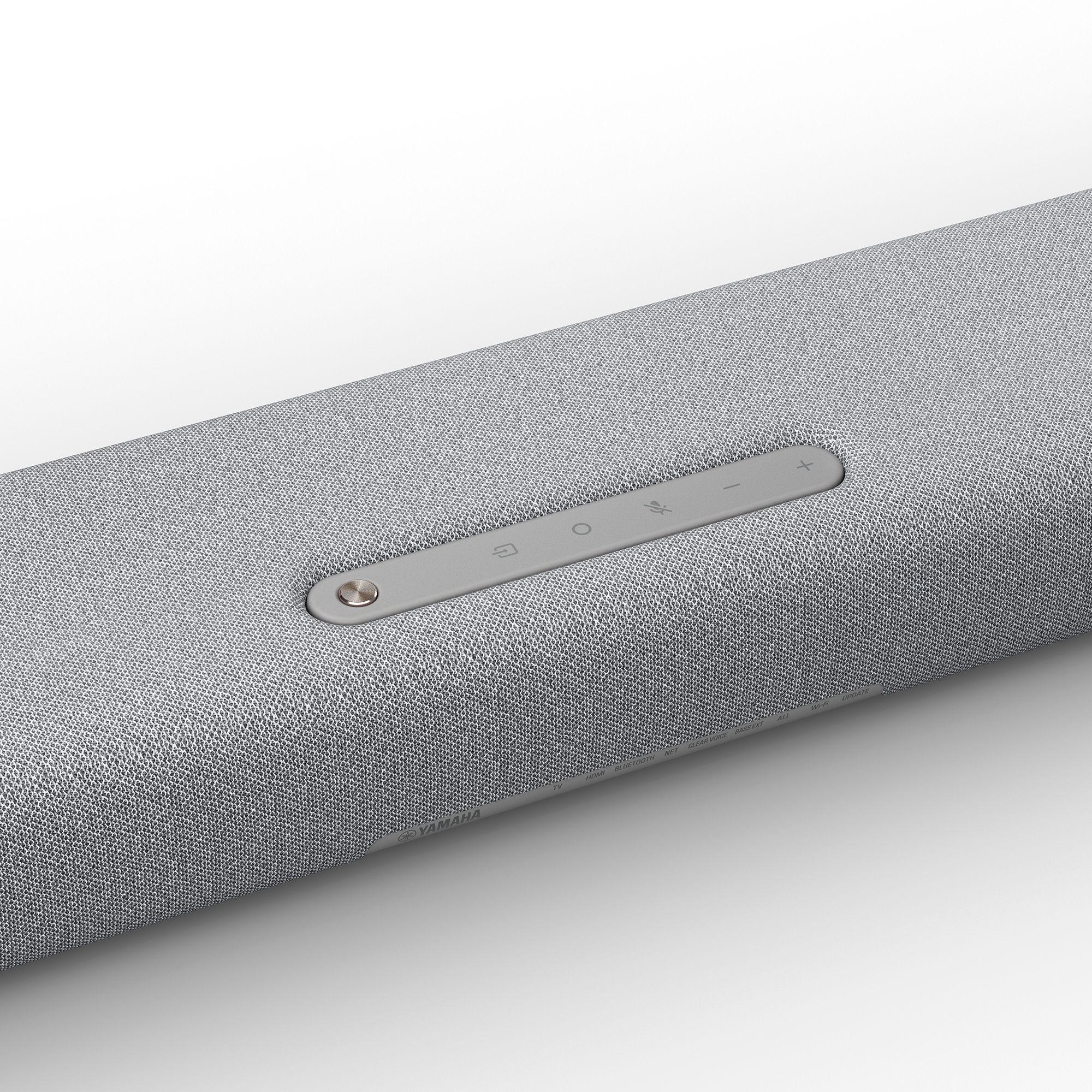 Soundbar Yamaha TRUE X BAR 40 A SR-X40A 4.2, 180W, Wi-Fi, Bluetooth, Dolby Atmos, 1015x63x112mm, gri deschis