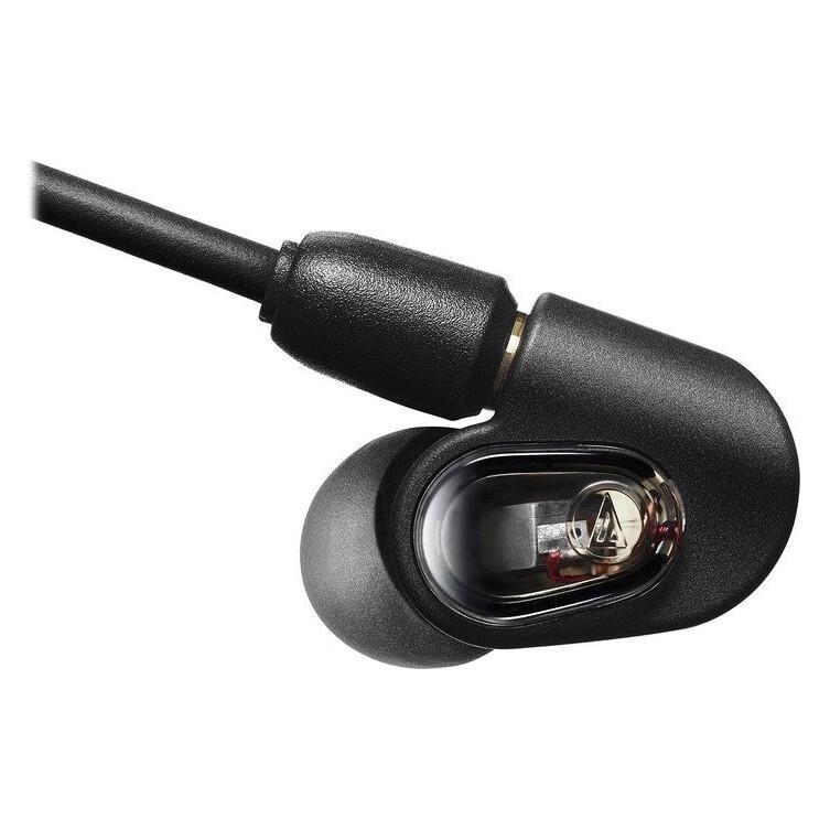 Casti cu fir Audio-Technica, model ATH-E50, negru, 1.6m, 20-18000Hz